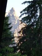 Haus Sabina Blick vom Balkon auf den Schlern   