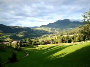 Blick auf Seis am Schlern    