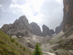 Langkofelhütte Aufstieg    