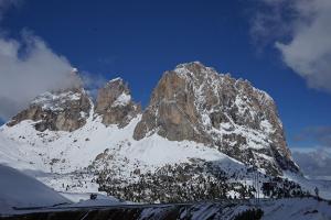 Passo Gadena Groednerjoch Winter 2017